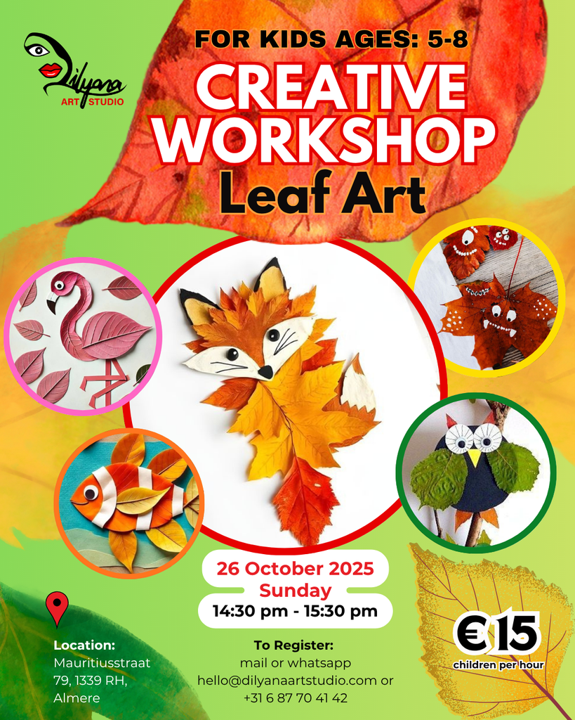 Leaf Art Workshop!